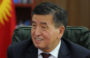 Sooronbay Jeenbekov, President of Kyrgyzstan