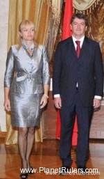 Svetlana Vujanović, First Lady of Montenegro