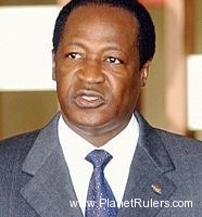 Blaise Compaoré, President of Burkina Faso