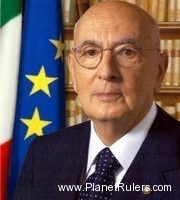 Giorgio Napolitano, President of Italy