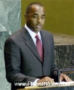 Roosevelt Skerrit, the Honourable Prime Minister of the Commonwealth of Dominica
