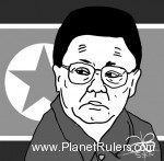 Kim Jong Il caricature, President of North Korea