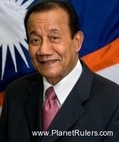 Litokwa Tomeing, President of the Marshall Island