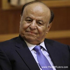 Abd Rabbuh Mansur Al-Hadi, President of Yemen (Elected on Feb 21, 2012)