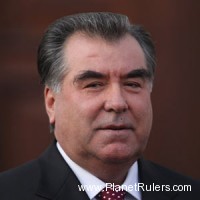 Emomalii Rahmon, President of Tadjikistan